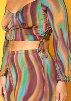 Plus Size Aura Color Pattern Crop Top & Legging Set 9 Plus Size Aura Color Pattern Crop Top & Legging Set -Asoph Sales Shop 2018704 181 4