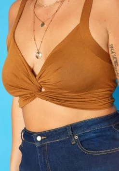 Plus Size Twist Hem Cami Crop Top -Asoph Sales Shop 2018764 190 4