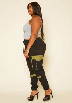 Plus Size Color Pop Cargo Pants -Asoph Sales Shop 2018798 001 3