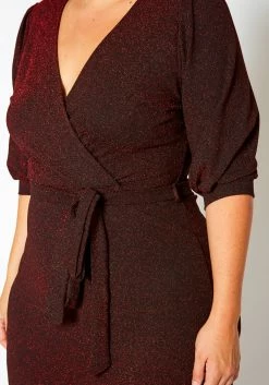 Plus Size Nude Shimmer Midi Dress 9 Plus Size Nude Shimmer Midi Dress -Asoph Sales Shop 2018812 001 4