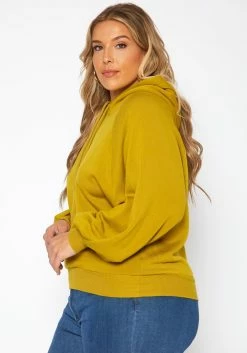 Plus Size Solid Hooded Sweater -Asoph Sales Shop 2018895 159 2