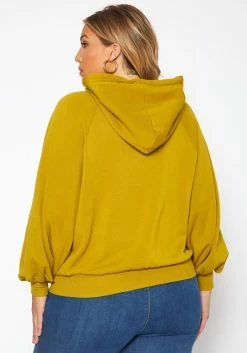 Plus Size Solid Hooded Sweater -Asoph Sales Shop 2018895 159 3