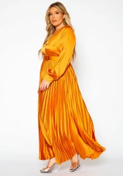 Plus Size Pleated Maxi Flare Dress 9 Plus Size Pleated Maxi Flare Dress -Asoph Sales Shop 2019068 001 4
