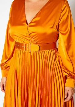 Plus Size Pleated Maxi Flare Dress 11 Plus Size Pleated Maxi Flare Dress -Asoph Sales Shop 2019068 001 6
