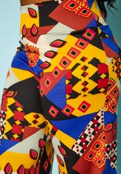 Plus Size Geometric Abstract Print Two Piece Set 11 Plus Size Geometric Abstract Print Two Piece Set -Asoph Sales Shop 2019071 188 5