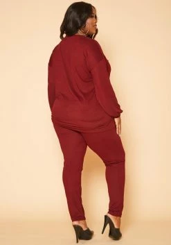 Plus Size Favorite Lounge Two Piece Set 9 Plus Size Favorite Lounge Two Piece Set -Asoph Sales Shop 2019107 111 3