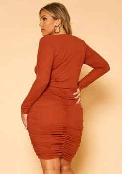 Plus Size Centered Drawstring Two Piece Set -Asoph Sales Shop 2019108 386 3