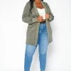 Plus Size Casual Open Front Long Cardigan