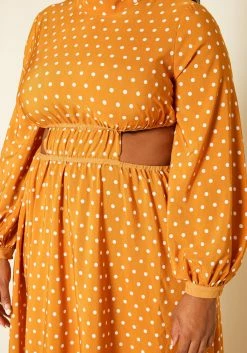 Plus Size Polka Dot Flare Maxi Dress -Asoph Sales Shop 2019198 128 4