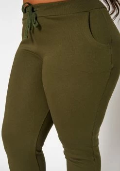 Plus Size Basic Drawstring Jogger Pants -Asoph Sales Shop 2019251 125 5