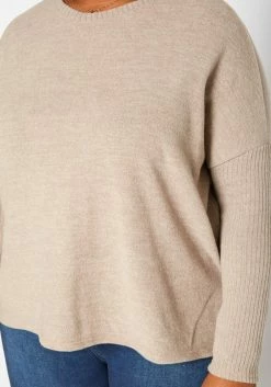 Plus Size Casual Knit Relaxed Long Sleeve Shirt -Asoph Sales Shop 2019261 190 4