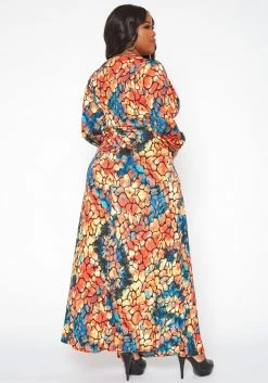 Plus Size Rocky Print Fit & Flare Maxi Dress -Asoph Sales Shop 2019329 109 3