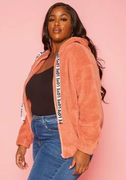 Plus Size Faux Fur Hooded Love Sweater 7 Plus Size Faux Fur Hooded Love Sweater -Asoph Sales Shop 2019520 186 1