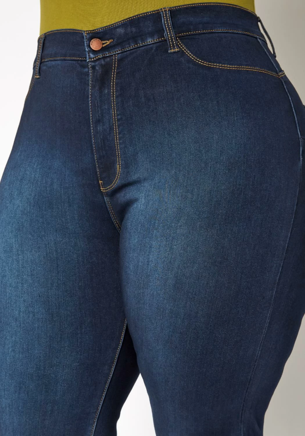 Vibrant Plus Size Butt Lift Bell Bottom Denim Jean 5 Vibrant Plus Size Butt Lift Bell Bottom Denim Jean - Image 5
