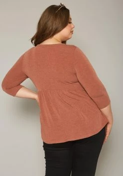 Plus Size Long Sleeve Flare Shirt -Asoph Sales Shop 2019640 162 3