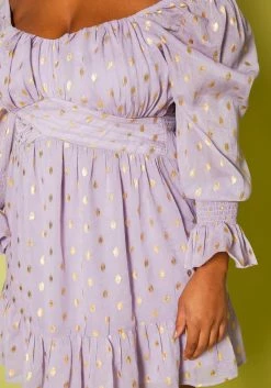 Plus Size Polka Dot Off Shoulder Mini Dress 9 Plus Size Polka Dot Off Shoulder Mini Dress -Asoph Sales Shop 2019775 001 4