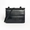 Ciara Croc Faux Leather Black Travel Bag