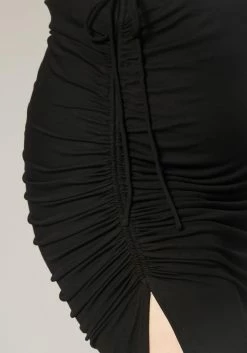 Plus Size Drawstring Hem High Waist Maxi Skirt -Asoph Sales Shop 2019864 001 4