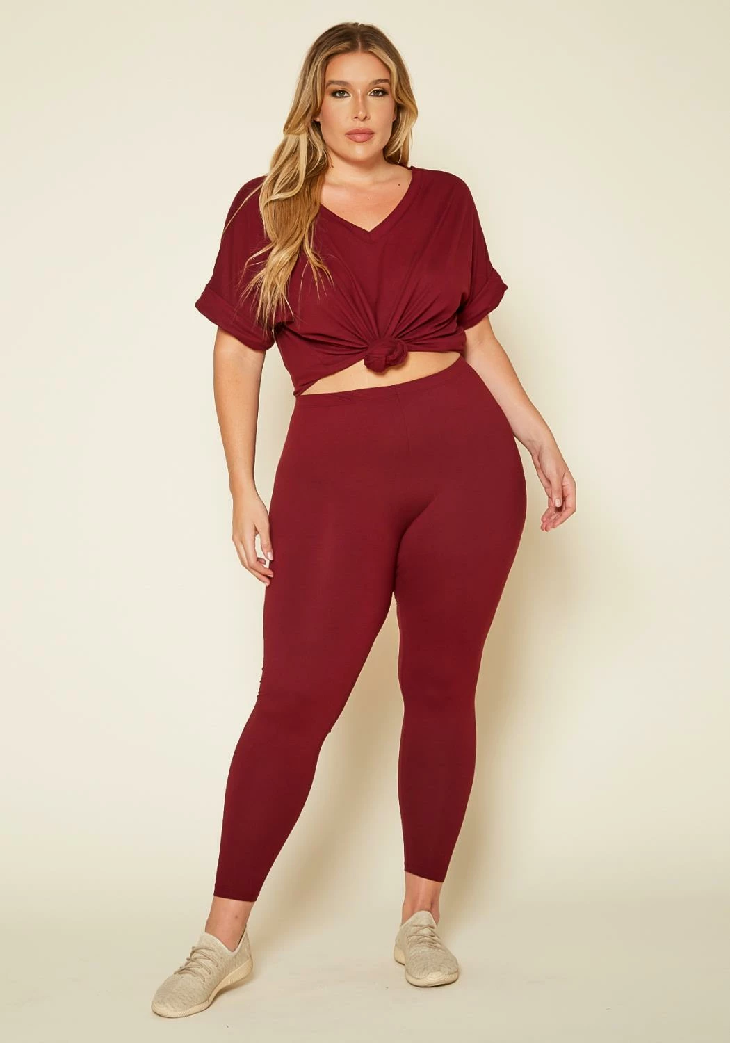 Plus Size Casual Lounge Two Piece Set 2 Plus Size Casual Lounge Two Piece Set - Image 2