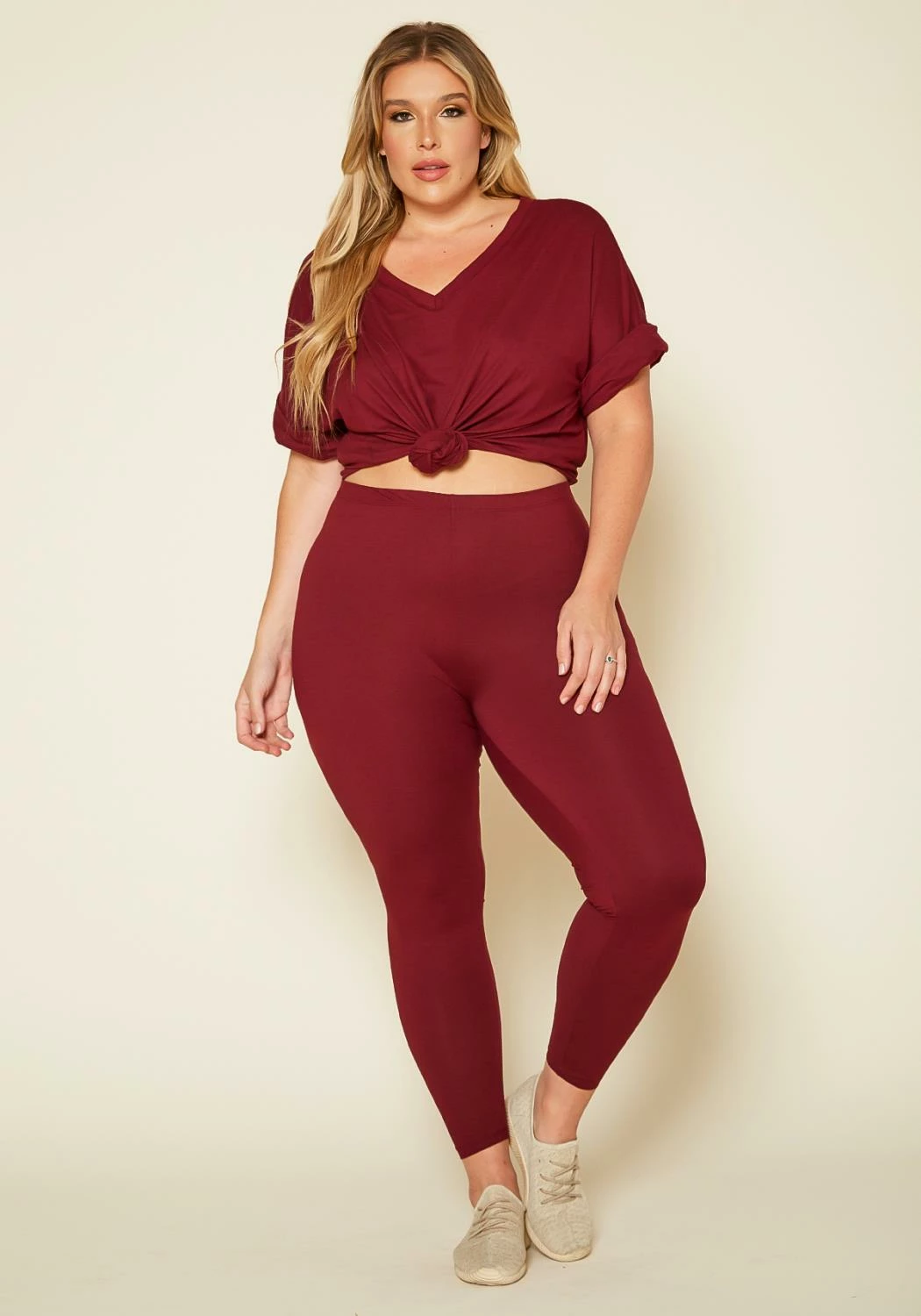 Plus Size Casual Lounge Two Piece Set 1 Plus Size Casual Lounge Two Piece Set