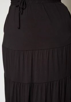 Plus Size Tiered Flare Maxi Skirt -Asoph Sales Shop 2019949 001 4