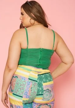 Plus Size Ruched Bustier Cami Top -Asoph Sales Shop 2019996 001 3