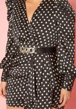Plus Size Polka Dot Long Sleeve Mini Dress -Asoph Sales Shop 2020120 001 4