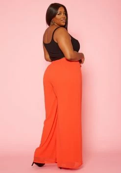 Plus Size High Waist Palazzo Pants 8 Plus Size High Waist Palazzo Pants -Asoph Sales Shop 2020185 003 3