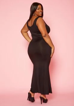 Plus Size Basic Bodycon Tank Maxi Dress 9 Plus Size Basic Bodycon Tank Maxi Dress -Asoph Sales Shop 2020218 001 4
