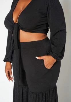 Plus Size Midnight Shimmer Two Piece Set -Asoph Sales Shop 2020229 001 5