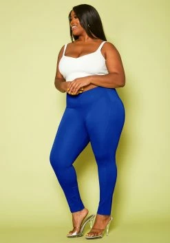 Plus Size Compression High Waist Leggings -Asoph Sales Shop 2020455 006 3