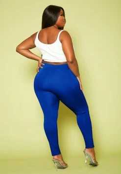 Plus Size Compression High Waist Leggings -Asoph Sales Shop 2020455 006 4