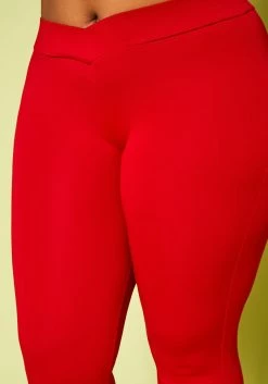 Plus Size V Front Leggings -Asoph Sales Shop 2020456 003 5