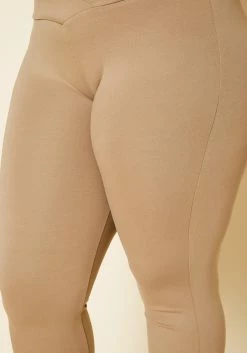 Plus Size V Front Leggings -Asoph Sales Shop 2020456 005 1