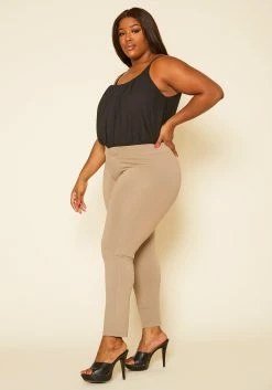Plus Size V Front Leggings -Asoph Sales Shop 2020456 005 4
