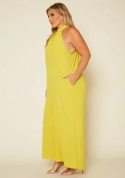 Plus Size Halter Top Jumpsuit -Asoph Sales Shop 2020475 003 4