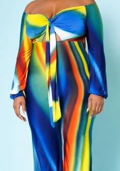 Plus Size Multicolor Wide Leg Jumpsuit -Asoph Sales Shop 2020507 001 5