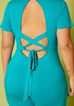 Plus Size KeyHole Jumpsuit -Asoph Sales Shop 2020615 001 5