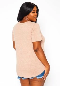 Plus Size V-Neck Basic Blouse 8 Plus Size V-Neck Basic Blouse -Asoph Sales Shop 2020630 102 3