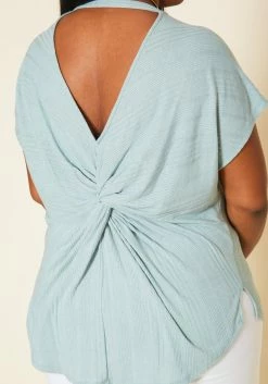 Plus Size Ribbed Dolman Sleeve Top -Asoph Sales Shop 2020696 001 4