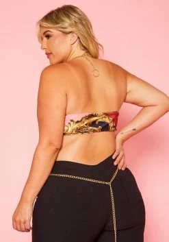Plus Size Chained Up Bandeau -Asoph Sales Shop 2020725 001 4