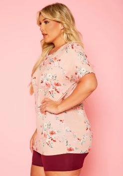 Asoph Plus Size Floral Relaxed Fit Top -Asoph Sales Shop 2020760 002 3