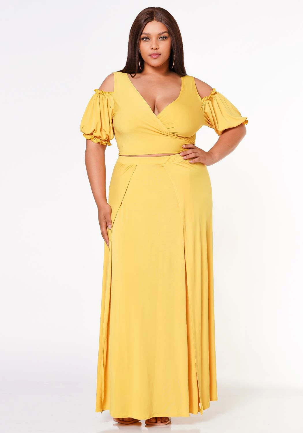 Plus Size Vacay Mode Matching Two Piece Set 3 Plus Size Vacay Mode Matching Two Piece Set - Image 3