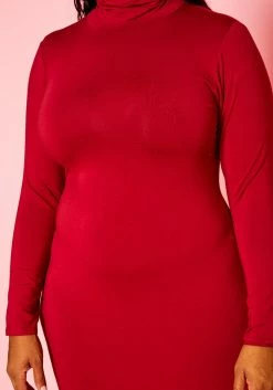 Plus Size Mermaid Flare Maxi Dress -Asoph Sales Shop 2021068 002 5