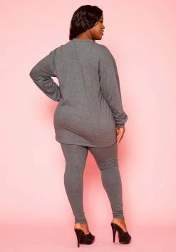 Plus Size Comfort Zone Long Sleeve And Legging Set 9 Plus Size Comfort Zone Long Sleeve And Legging Set -Asoph Sales Shop 2021124 002 3