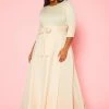 Plus Size Effortless Fit & Flare Maxi Dress