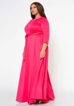 Plus Size Effortless Fit & Flare Maxi Dress -Asoph Sales Shop 2021153 105 2