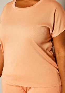 Plus Size Casual T Shirt & Flare Pants Set -Asoph Sales Shop 2021176 004 4