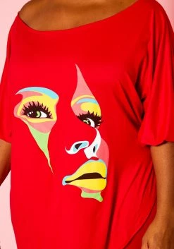 Plus Size Graphic Print Two Piece Set -Asoph Sales Shop 2021252 001 4