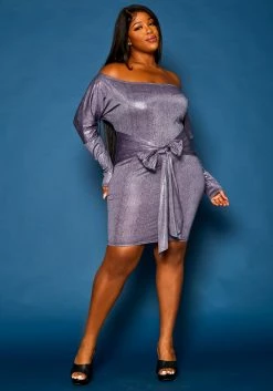 Plus Size Off Shoulder Snake Pattern Mini Dress -Asoph Sales Shop 2021314 002 2